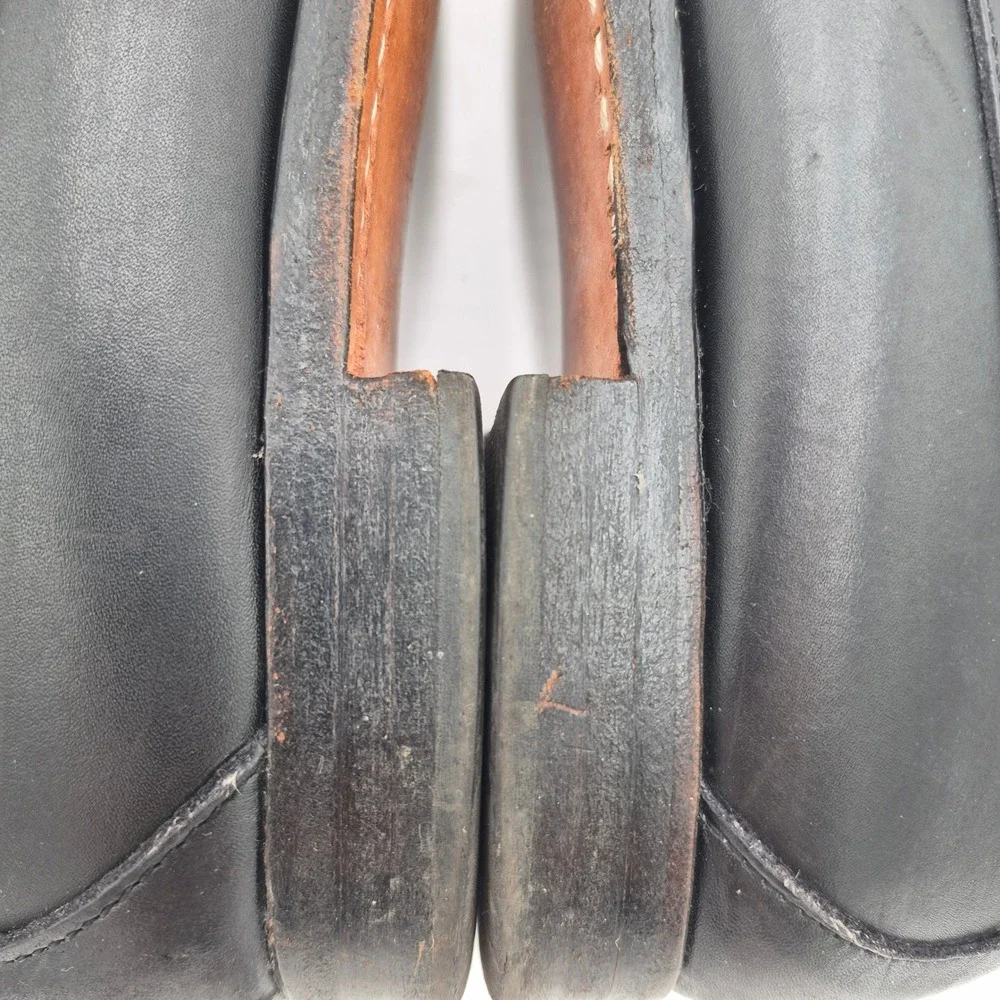 Allen Edmonds Paxton Black Leather Penny Loafers Mens 9.5 C Made in USA 42020